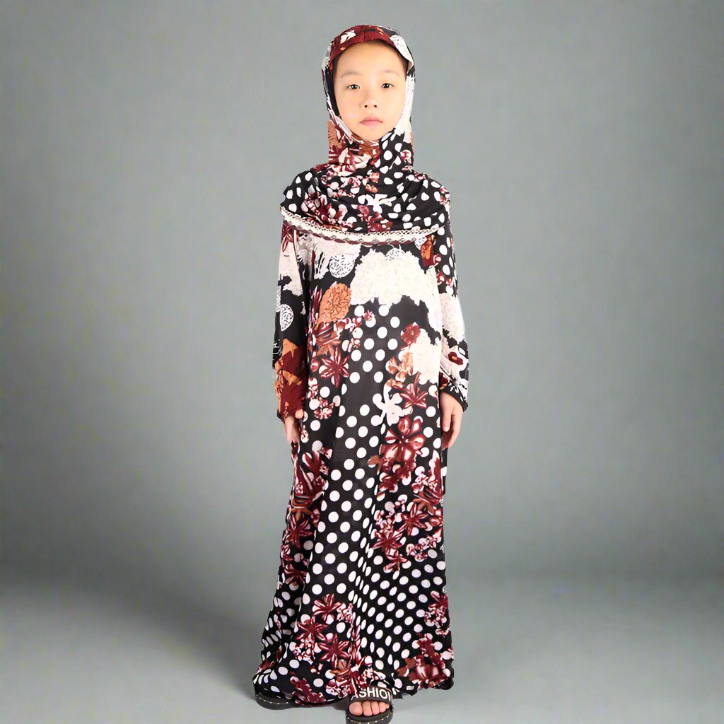 Kids Floral Robe