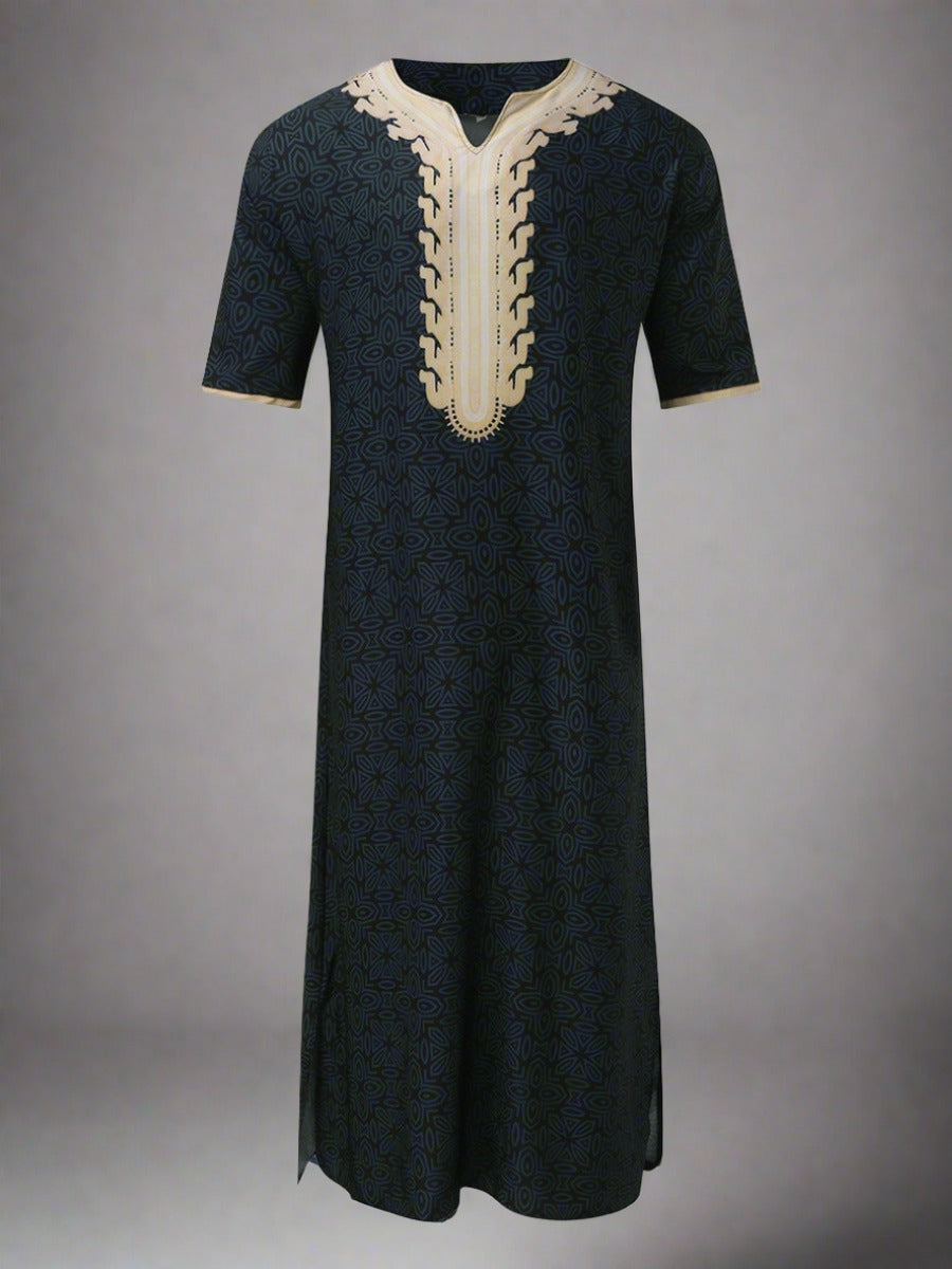 Short Sleeve Arab Style Robe