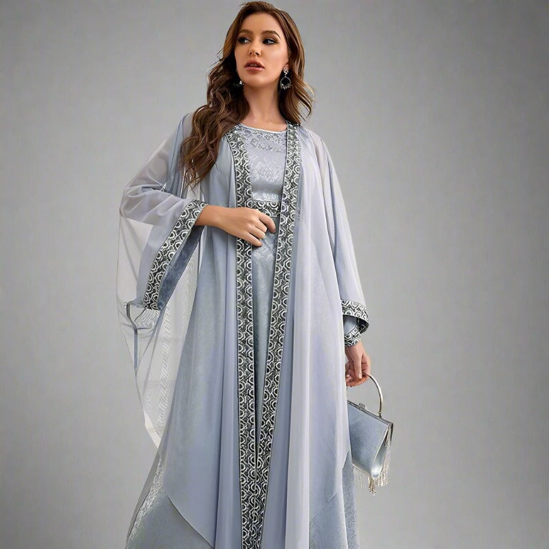 Dubai Abaya with Embroidery