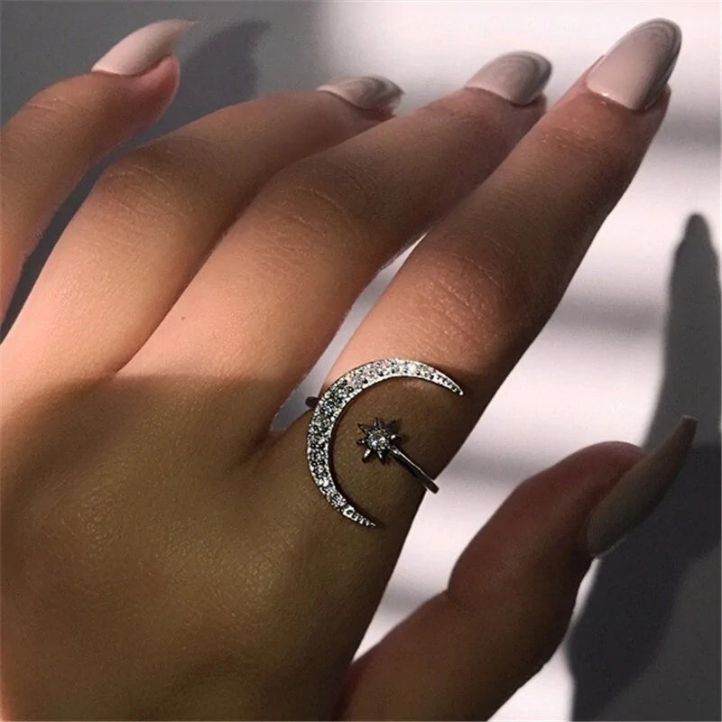 Crescent Moon Ring